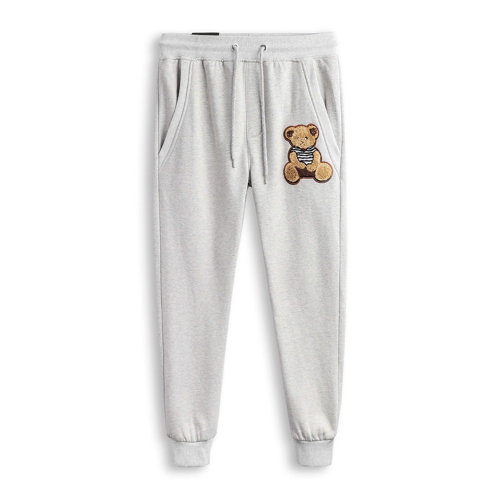 Quần Jogger Nam BG Word Stickers , Chất Nỉ Chân Cua Dày Dặn , JG001852,SOMEHOW