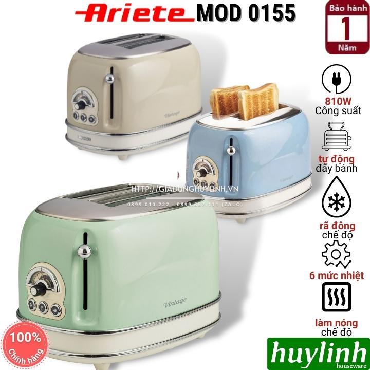 [Mã ELHAMS5 giảm 6% đơn 300K] Máy nướng bánh mì sandwich Ariete MOD 0155 (13 14 15)