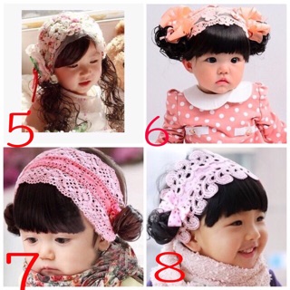 BĂNG ĐÔ MŨ/TÓC GIẢ CHO BÉ 0-24M