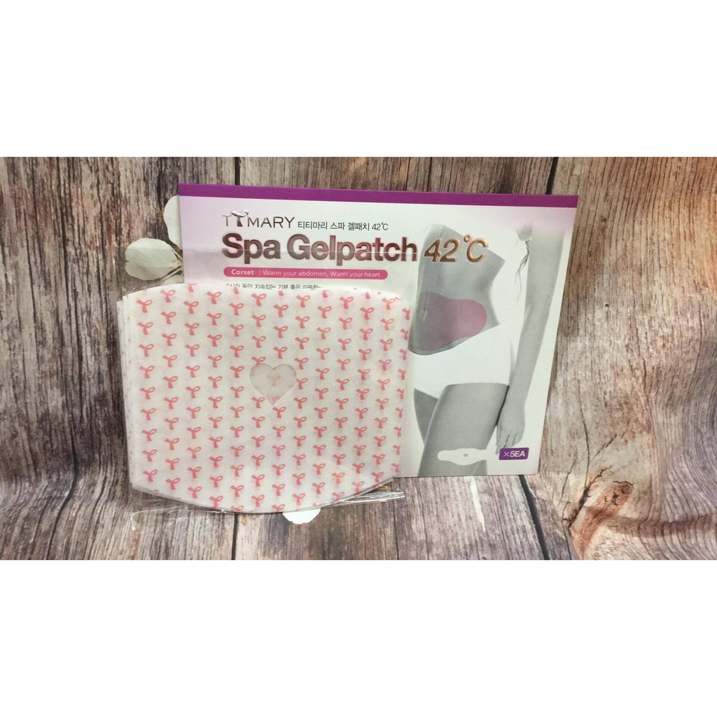 Set 5 Miếng Dán Tan Mỡ Bụng SPA GELPATCH 42°C