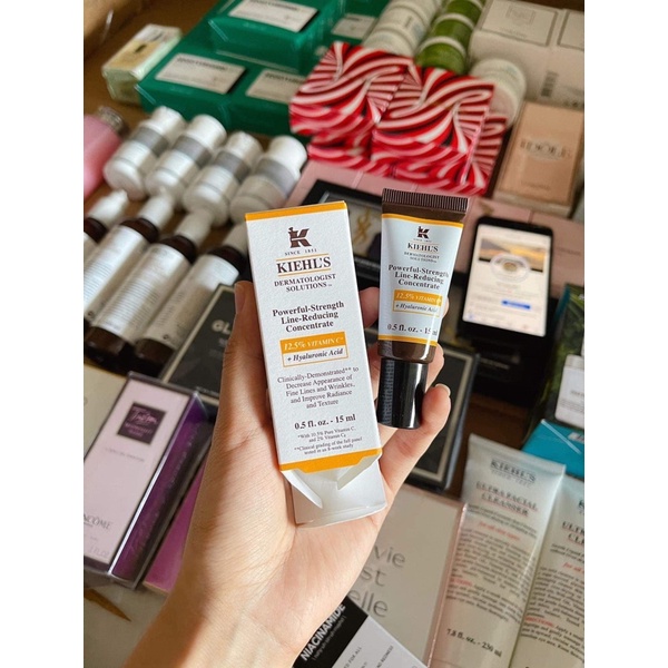 Serum KIEHLS Vitamin C Cải Tiến Powerful-Strength Line-Reducing Concentrate