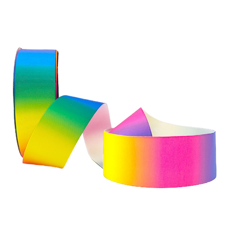 Cuộn Dây Ruy Băng Màu Gradient Lấp Lánh Dùng Gói Quà DIY