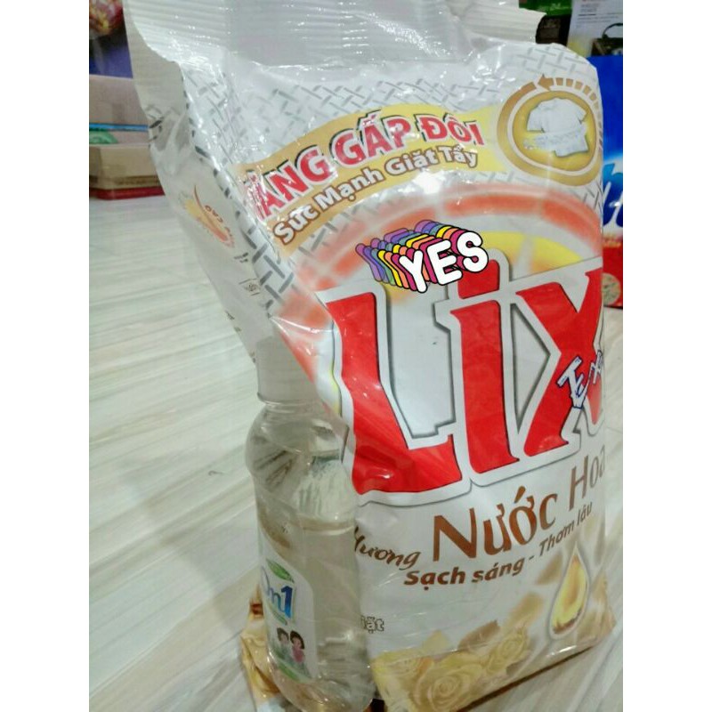 Bột Giặt Lix 2,4kg Tặng chai nước rửa chén cao cấp On1