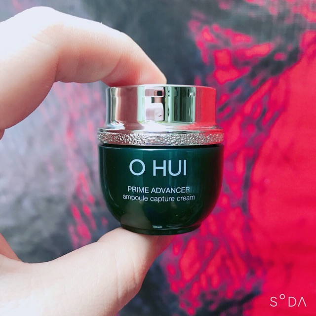 Kem dưỡng OHUI xanh Prime Advancer Ampoule Capture Cream