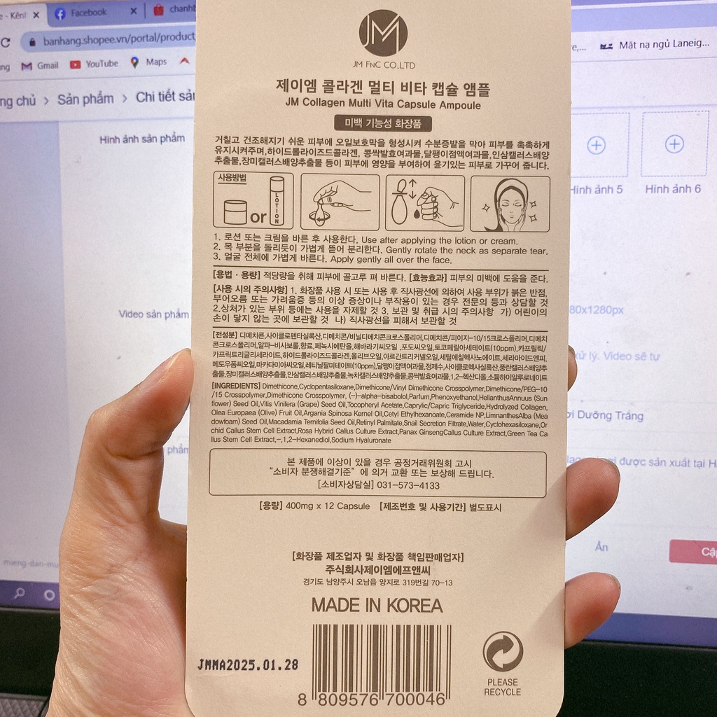 Viên Nang Collagen Tươi Dưỡng Trắng