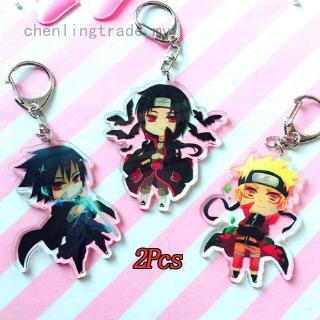 Móc Khóa Acrylic Hình Nhân Vật Naruto Uchiha Sasuke