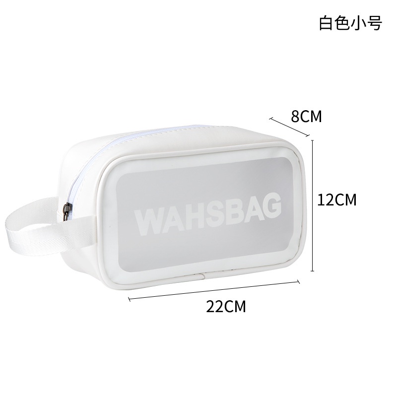 Túi Đựng Mỹ Phẩm Trong Suốt Cỡ Lớn Phong Cách Hàn Quốc Tiện Dụng Mang Theo Du Lịch