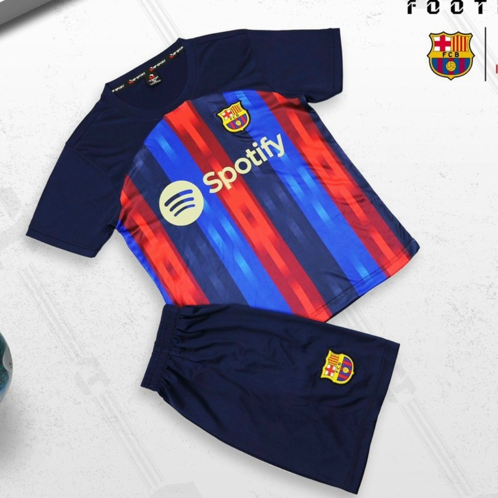 Bộ quần áo đá bóng trẻ em đội tuyển Barcelona