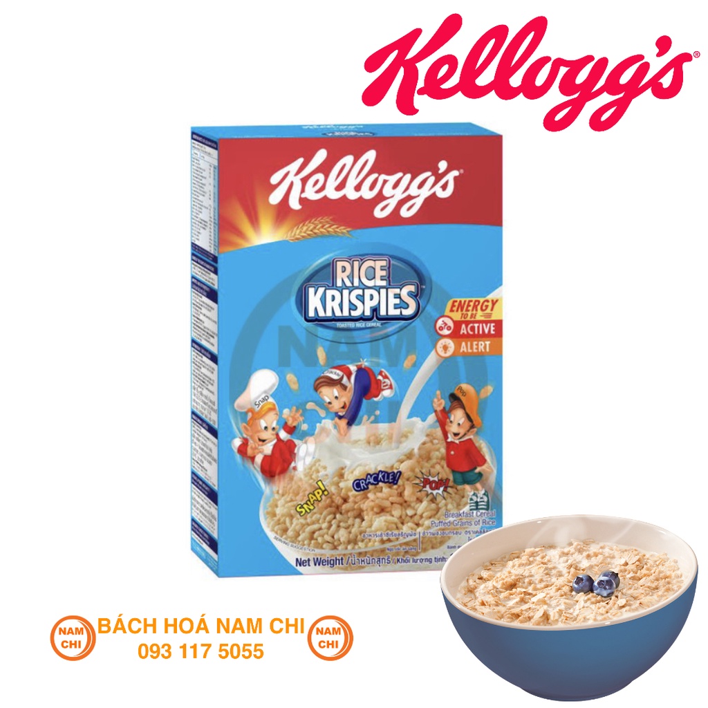 [HỘP 130G] Ngũ Cốc Ăn Sáng Kellogg's RICE KRISPIES 130G - Thái Lan