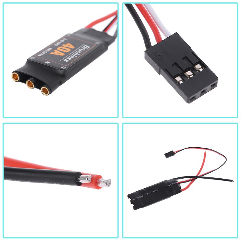 Động Cơ Không Chổi Than 40a 2-4s Esc Dành Cho Máy Bay Rc Fpv Rc1076