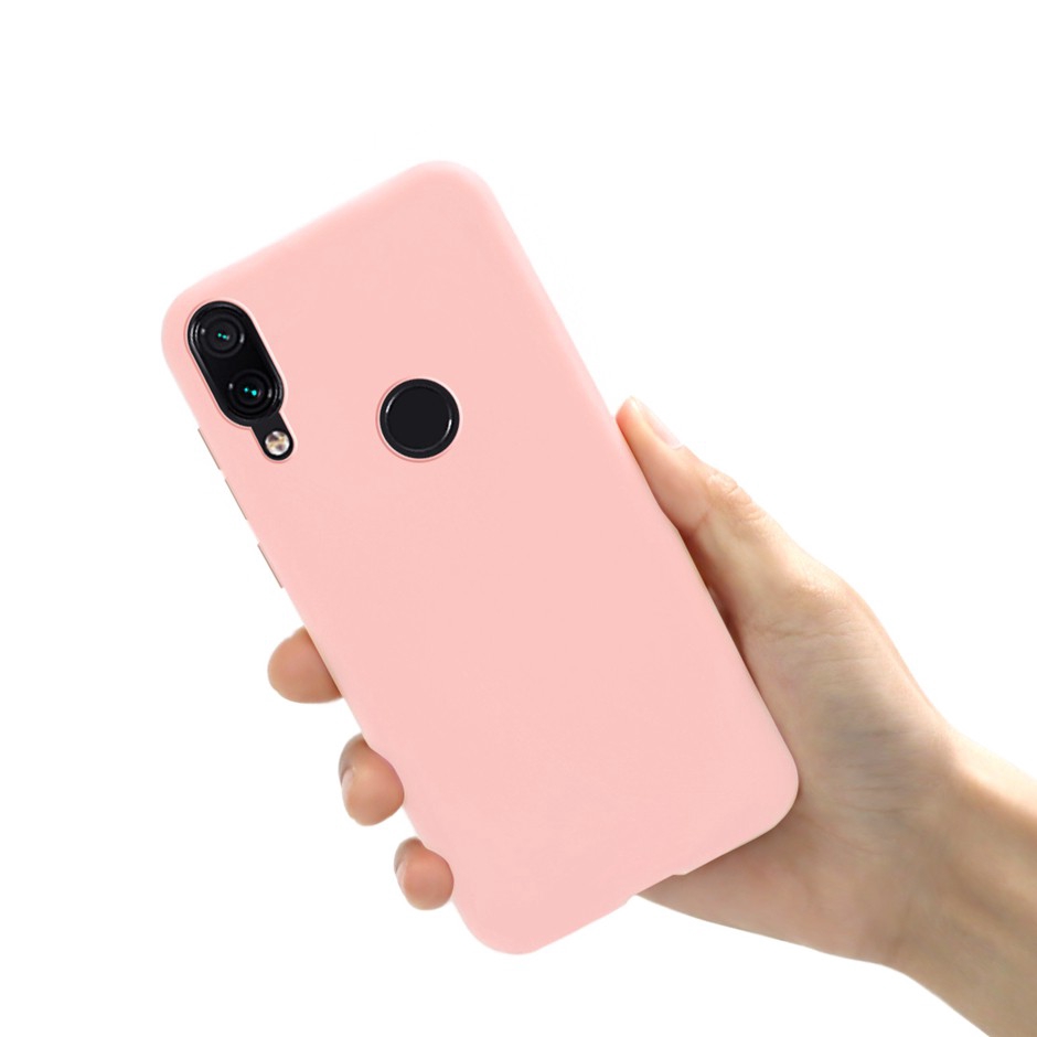 Ốp điện thoại silicon dẻo màu sắc ngọt ngào thời trang cho XIAOMI REDMI NOTE 7