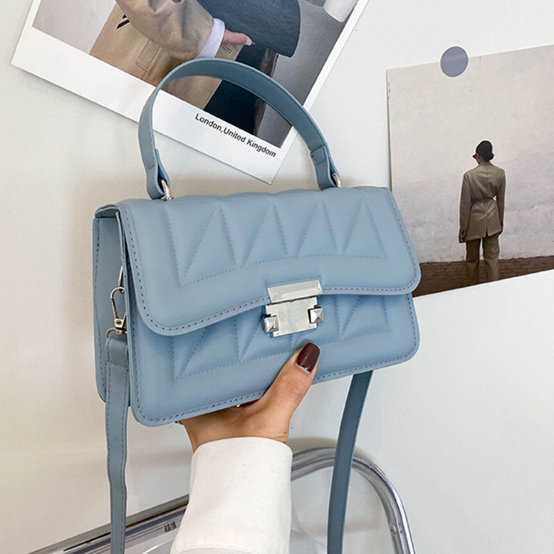 Túi Đeo Chéo Da PU Hình Vuông Phong Cách Cổ Điển Dành Cho Nữ