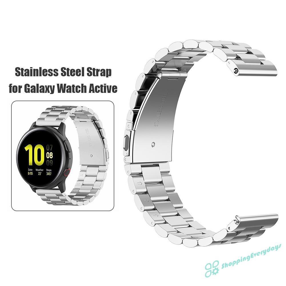 Dây Đeo Kim Loại 20mm Cho Đồng Hồ Thông Minh Samsung Galaxy Active 2 40 / 44mm