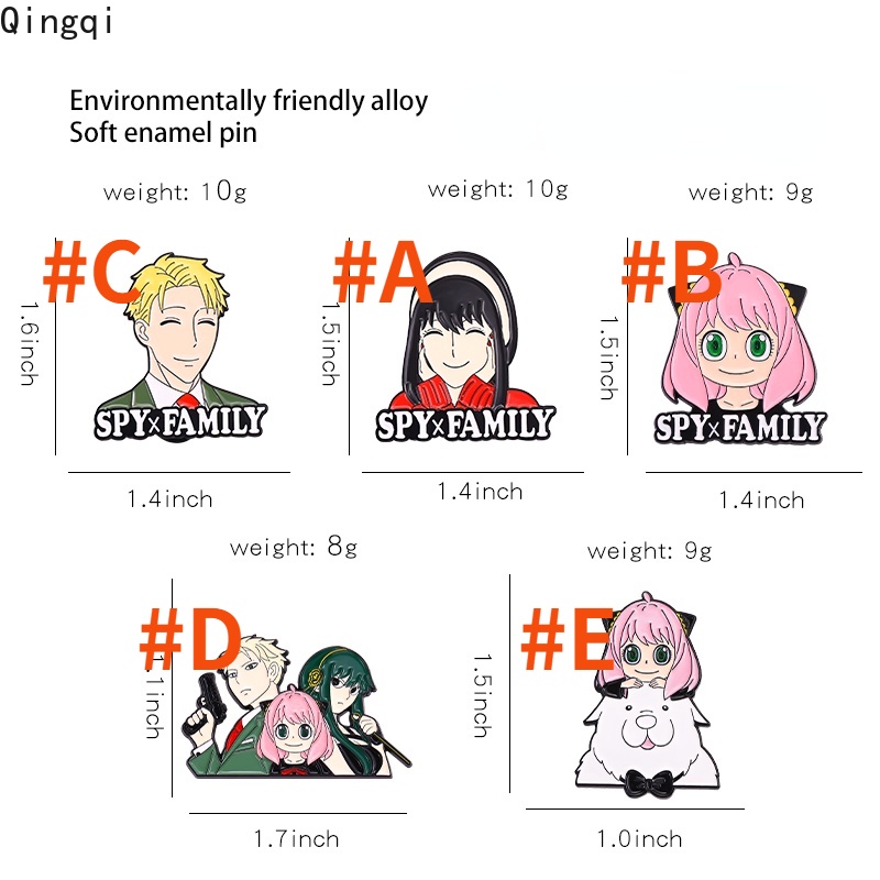 Ghim cài áo MISS ZOE tráng men hình nhân vật hoạt hình SPY×FAMILY dễ thương
