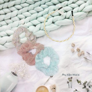 Cột tóc vải lưới