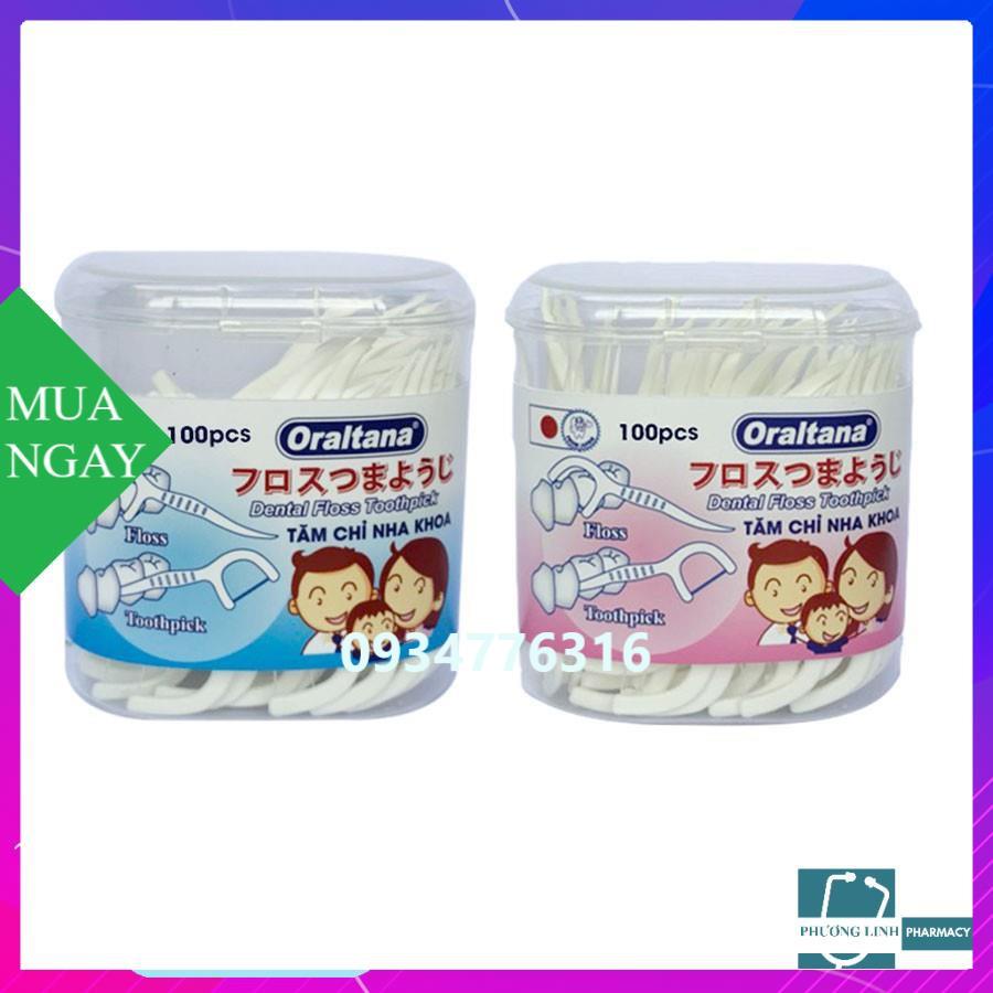 Hộp Tăm Chỉ Nha Khoa Oraltana 70 chiếc