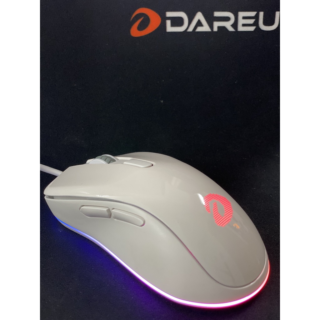 Chuột Gaming DAREU EM908 Trắng-White  - Hàng chính hãng bảo hành bảo hành 24 tháng