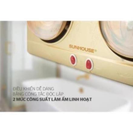 Đèn Sưởi Phòng Tắm Sunhouse SHD3812 - 2 bóng - 550W