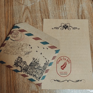 Thư vintage V5  (kèm giấy viết thư)