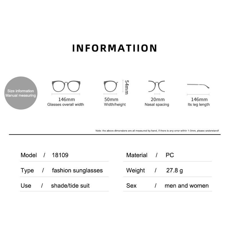 ✨✨Kính Mát Gọng Vuông Lớn Phối Dây Xích Phong Cách Cổ Điển Thời Trang Cho Nữ