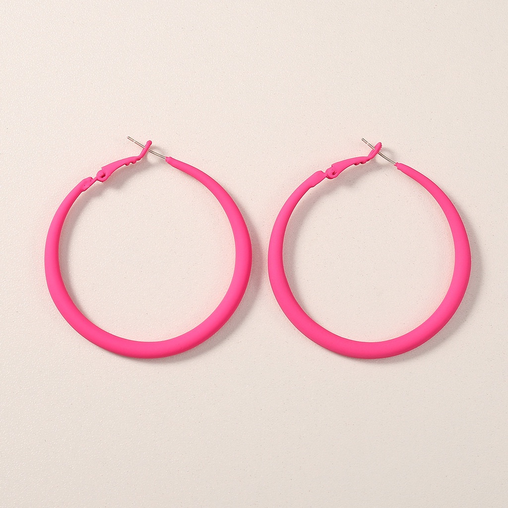 Bông tai tròn cho nữ phong cách Hàn Quốc