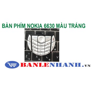 Bàn phím điện thoại nokia 6630 màu trắng