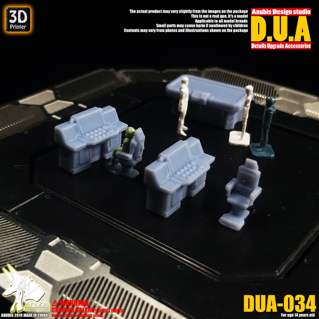 Phụ kiện mod ANUBIS - Chi tiết nhựa mô hình in 3D DUA034