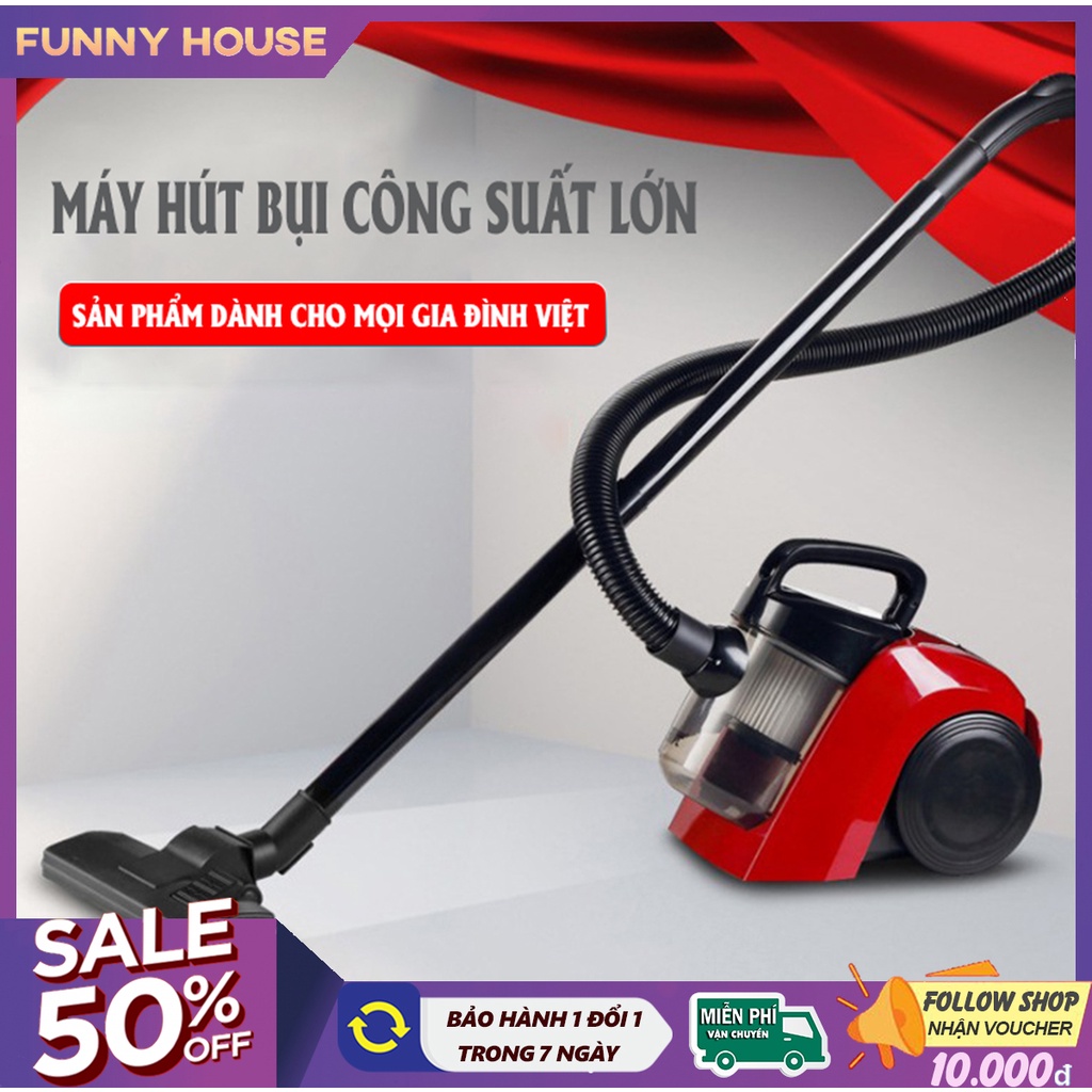 Máy hút bụi gia đình, công suất lớn tiện lợi hút được mọi thứ, mọi ngóc ngách trong căn nhà của bạn - BẢO HÀNH 2 NĂM