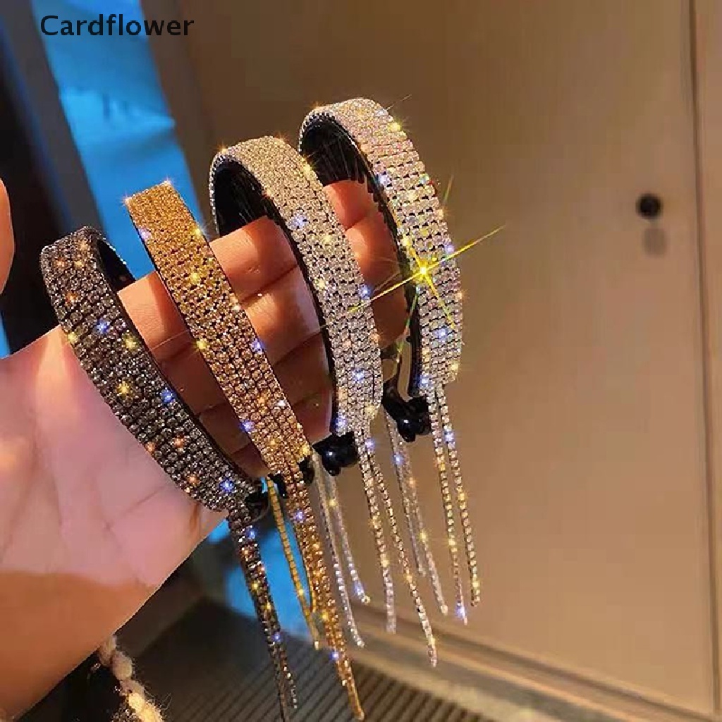 &lt; Cardflower &gt; Kẹp Tóc Càng Cua Đính Kim Cương Giả Thanh Lịch Cho Nữ Giảm Giá