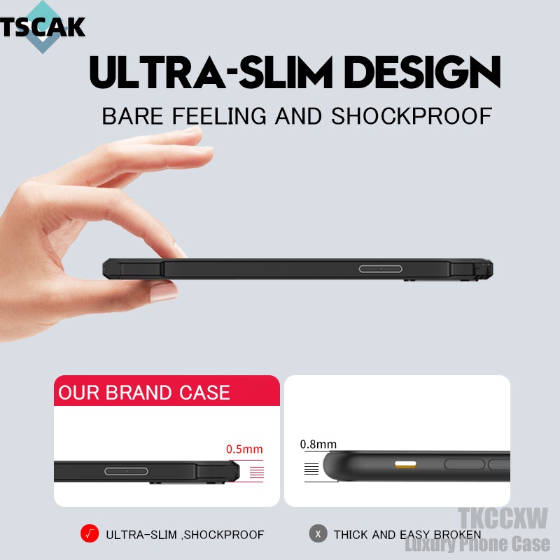 Ốp Điện Thoại Silicon Trong Suốt Chống Sốc Cho Realme 8 Pro GT Master Edition GT Neo Q3i Q3 Pro Carnival Narzo 30