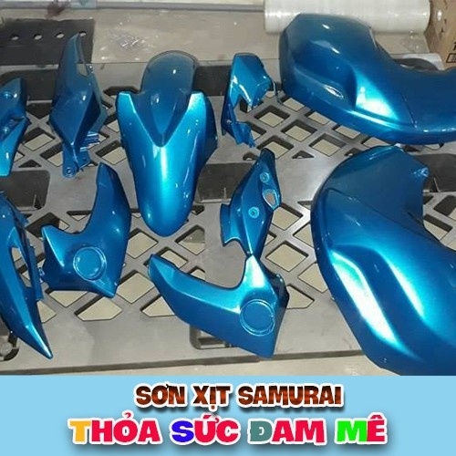 SƠN SAMURAI SƠN XỊT MÀU XANH ĐẦM PHÁ 2511