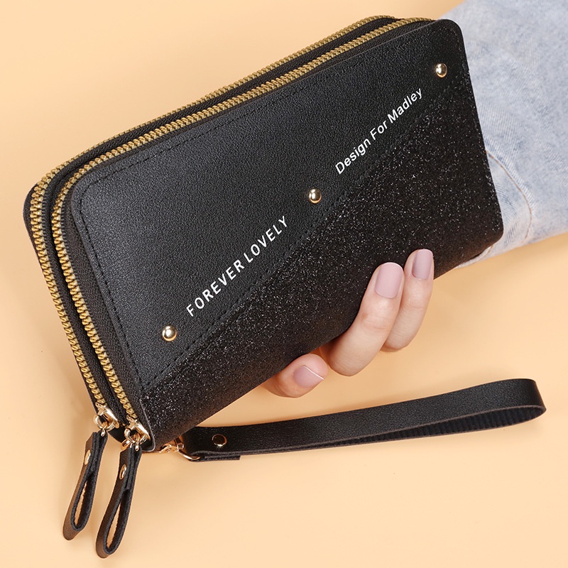 Ví Nữ Dài Khóa Kéo Thời Trang Hàn Quốc Giá Đỡ