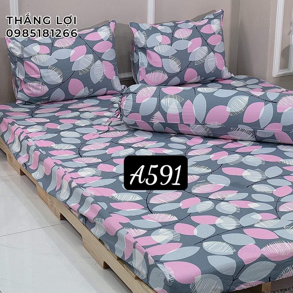 Drap Cotton Thắng lợi 100% chính hãng, ga trải giường THẮNG LỢI, Mềm Mịn Mát, Không xù Lông, Phai Màu