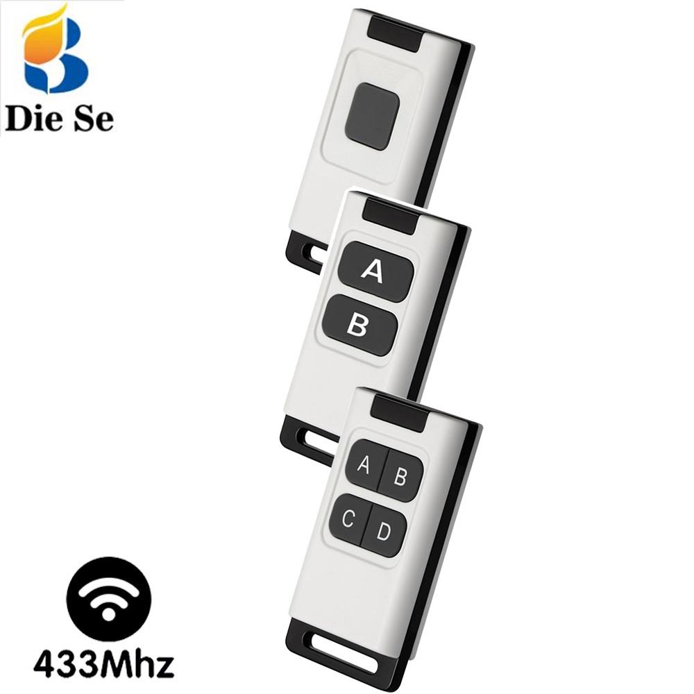 Công tắc nhấn mini không dây DIESE tần số 433MHz thông minh điều khiển thiết bị gia dụng trong nhà hiện đại