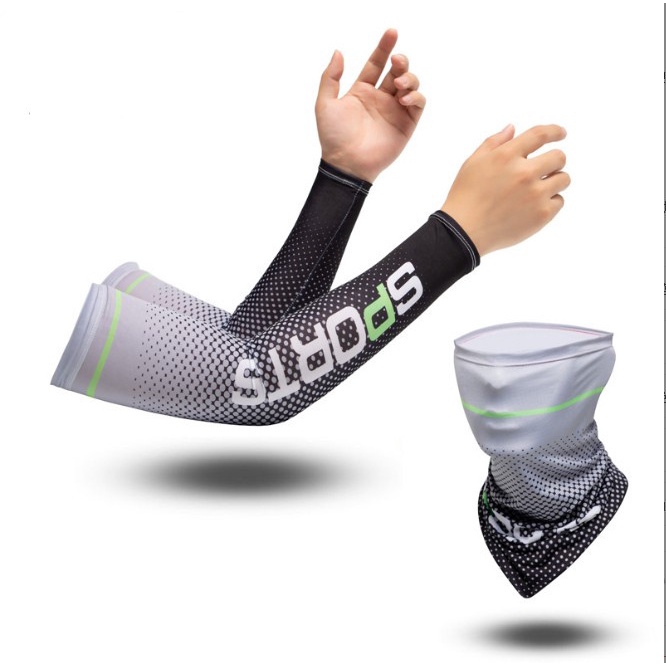 Găng tay kèm bịt mặt chống nắng Sport chất liệu thoáng mát chống tia UV co giãn