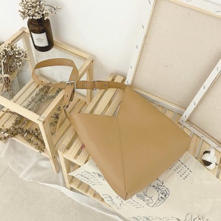 Beige Cut-out Bag