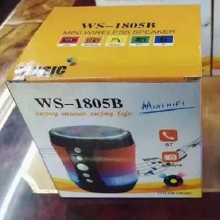 Loa bluetooth WS-1805B có đèn led đổi màu cực đẹp