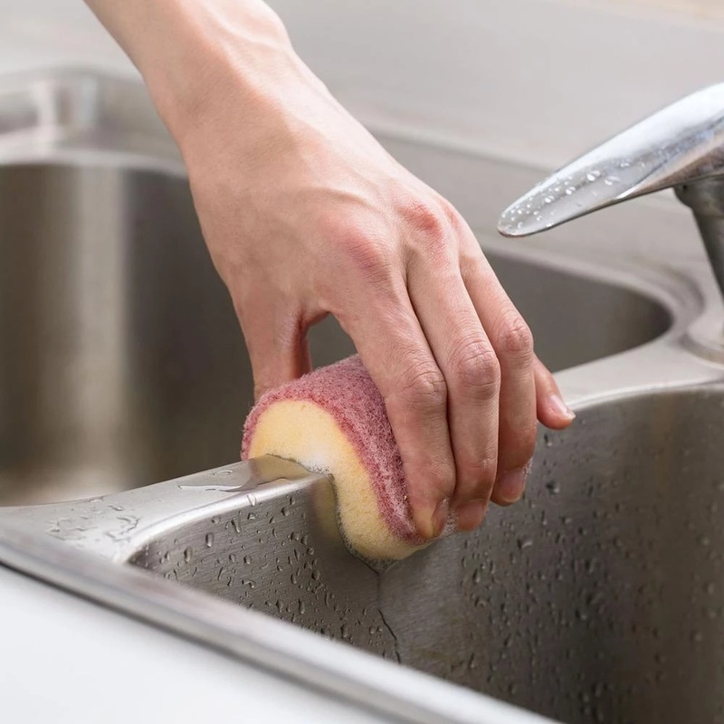 1 Miếng Bọt Biển Rửa Chén Hình Đám Mây Đa Năng