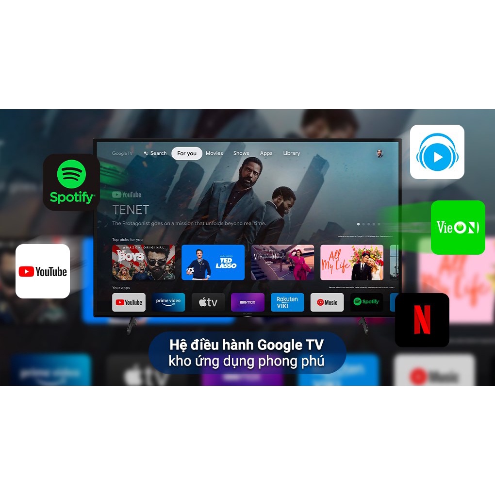 Google Tivi Sony 4K 43 inch KD-43X75K 2022