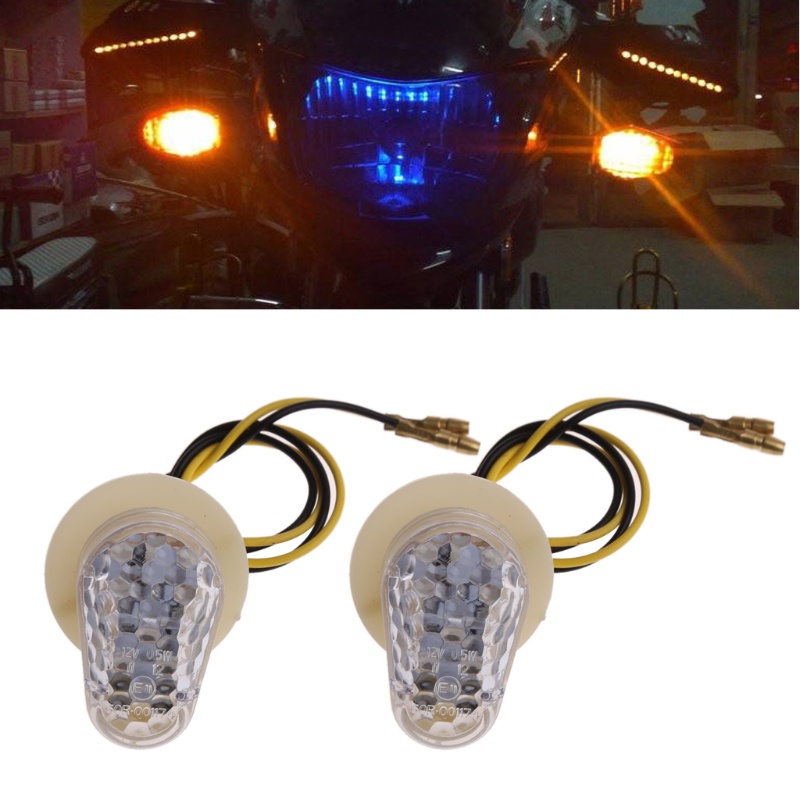 Đèn LED Xi Nhan 12V Chuyên Dụng Cho Xe Mô Tô YZF R1 R6 SFZ1S