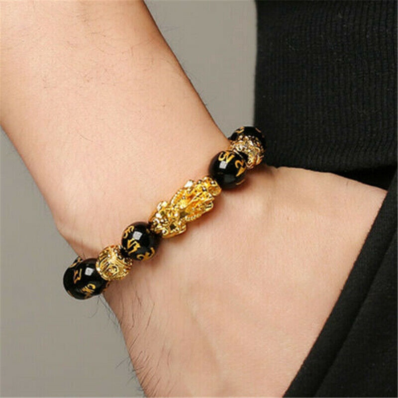 Vòng Tay Hạt Đá Obsidian 10 / 12mm