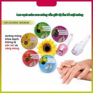 [Không Hóa Chất] Hộp Tẩy Chùi Màu Móng Tay Bằng Tinh Dầu - Không Làm Khô Da Hư Móng 5 Hương (Chanh, Táo, Đào, Bưởi, Nho)