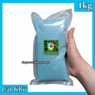 1kg cát khử mùi, cát khử vệ sinh cho mèo trộn vào cát mèo