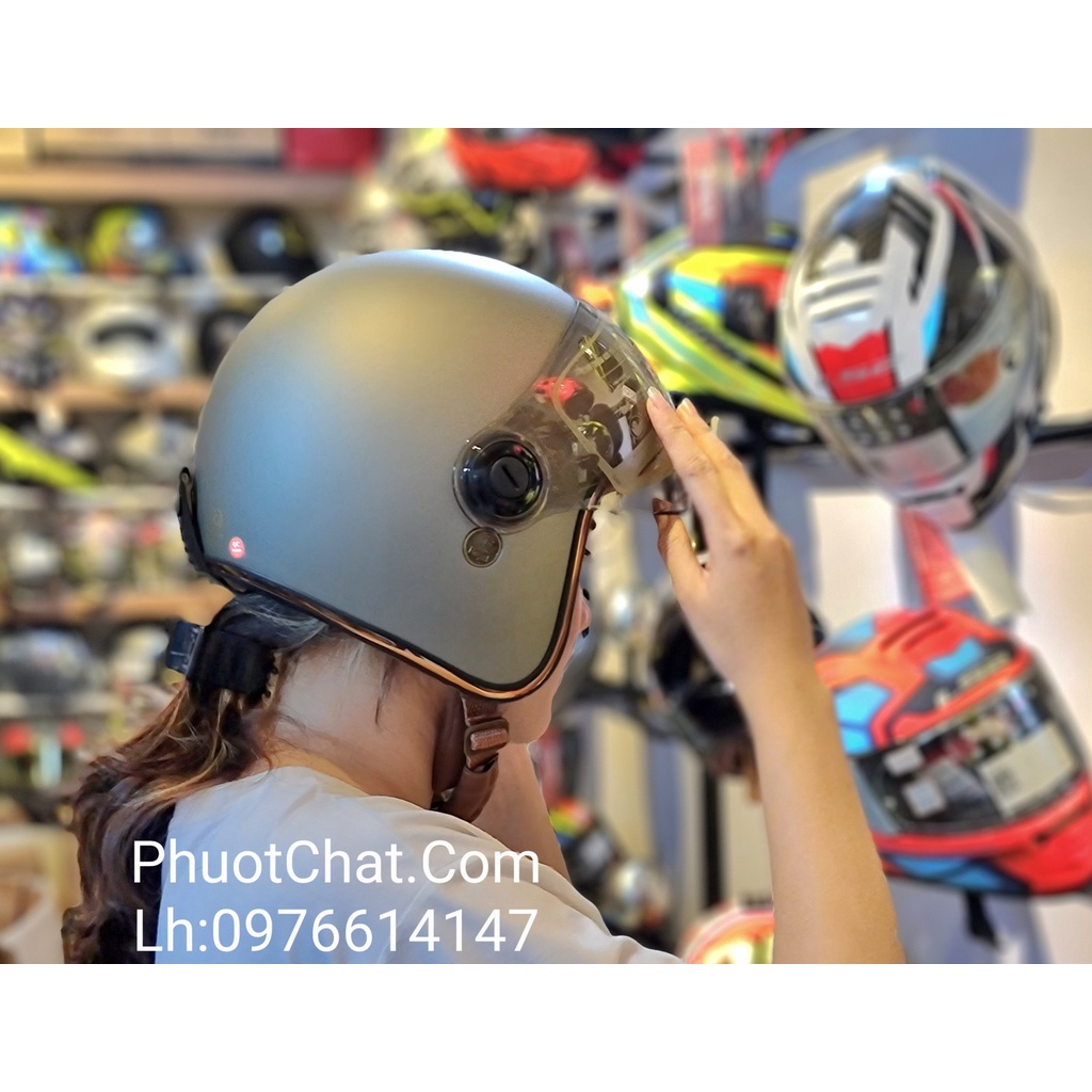 Mũ bảo hiểm 3/4 M20K mẫu mới nhất