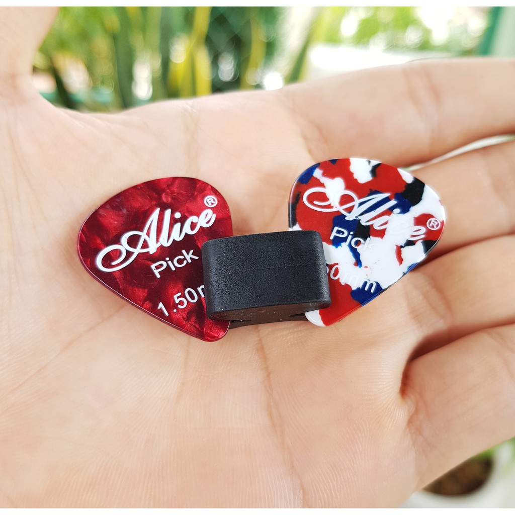 Dụng cụ giữ pick cao su gắn đầu cần đàn Guitar