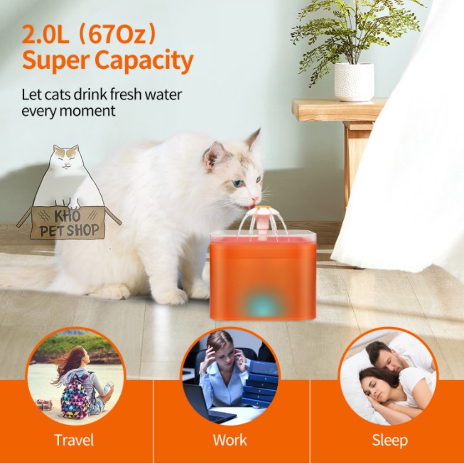 Máy nước hoa COLOR 2L cho thú cưng