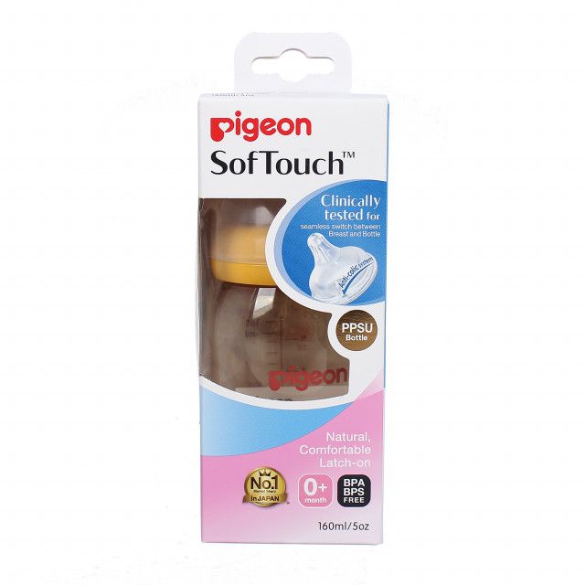 [⚡ Siêu rẻ] Bình sữa Pigeon SofTouch Nhật Bản cao cấp 160ml/240ml (chính hãng)