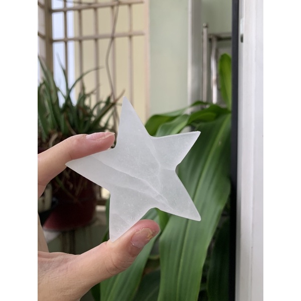 SELENITE - Trụ đá - Tim - Cầu - Gậy xoắn- Mặt Trăng - Móc khoá- Đĩa bán nguyệt -Tháp 6cm- Đá thanh tẩy tự nhiên mài đẹp | BigBuy360 - bigbuy360.vn