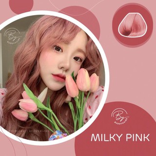 Thuốc nhuộm tóc Milky Pink bao gồm Thuốc tẩy tóc của Buddyhairs, Buddy.hairs , Buddyhair
