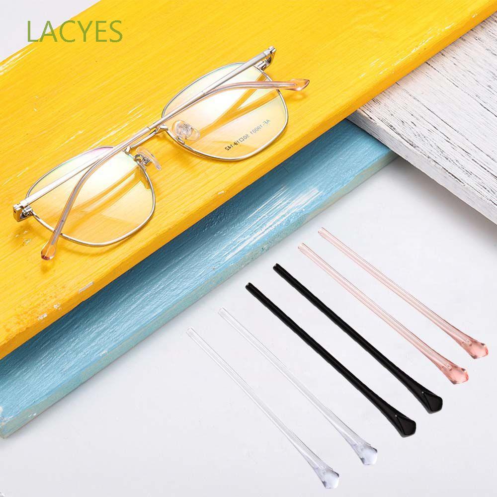 1 Cặp Vỏ Bọc Chân Mắt Kính Trong Suốt Chống Trượt Nhiều Màu Sắc